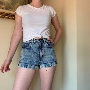 acid wash shorts
